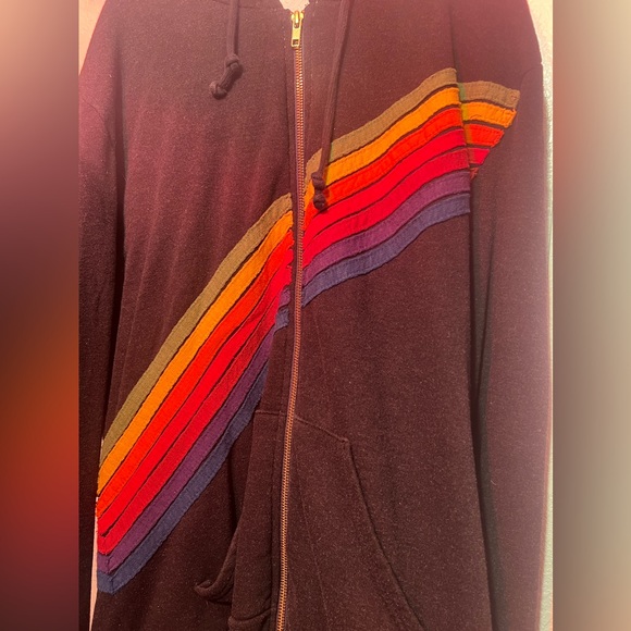 Aviator Nation Disco 7 Stripe Hoodie - Picture 2 of 5